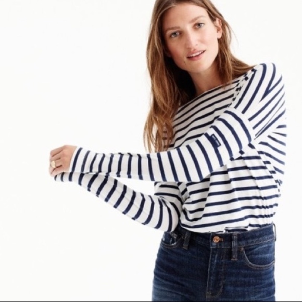 SAINT JAMES J. Crew Striped Top